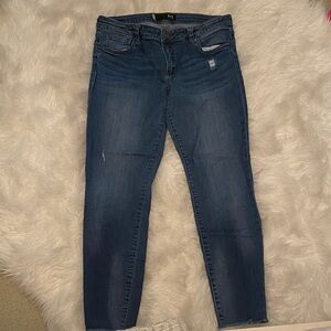 Kut from the Kloth Dark Blue Ankle Jeans